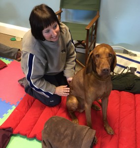 AchyPaw dog massage workshops at Paws, Play & Stay